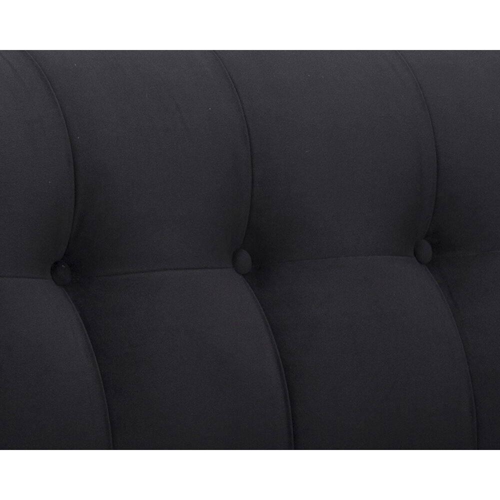 Ekon Abbington Black Sofa